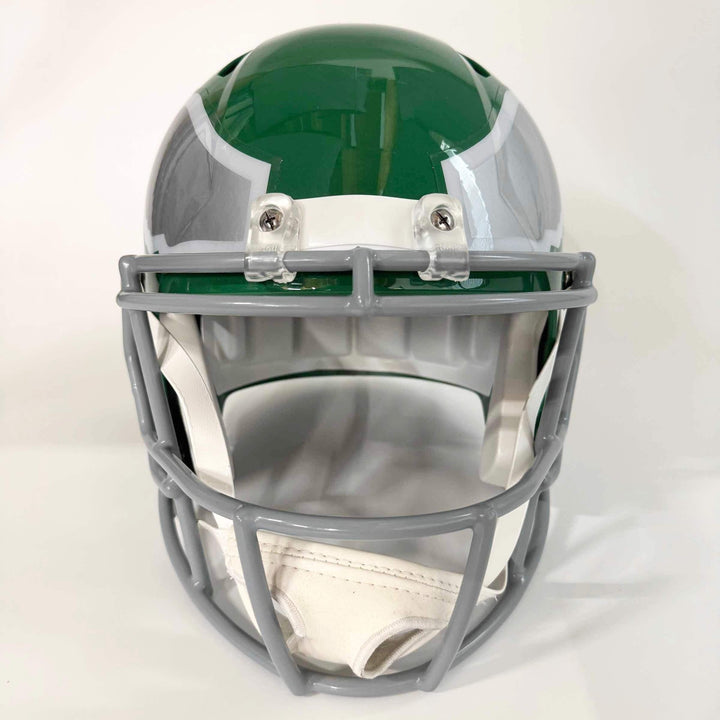 Autographed/Signed Jalen Hurts Eagles Full Size Football Helmet Fanatics COA