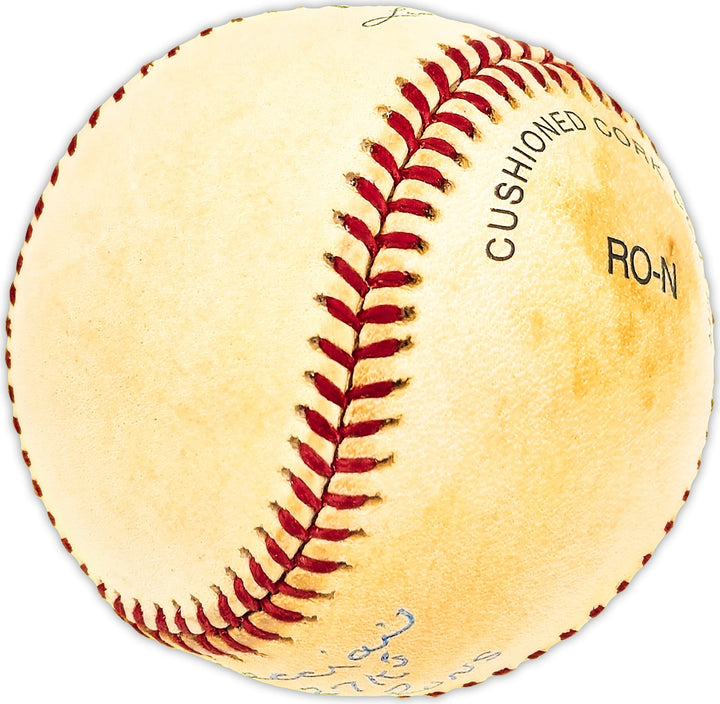 Ron Necciai Signed NL Baseball Pirates 5-13-52 27 Ks No Hits No Runs Beckett