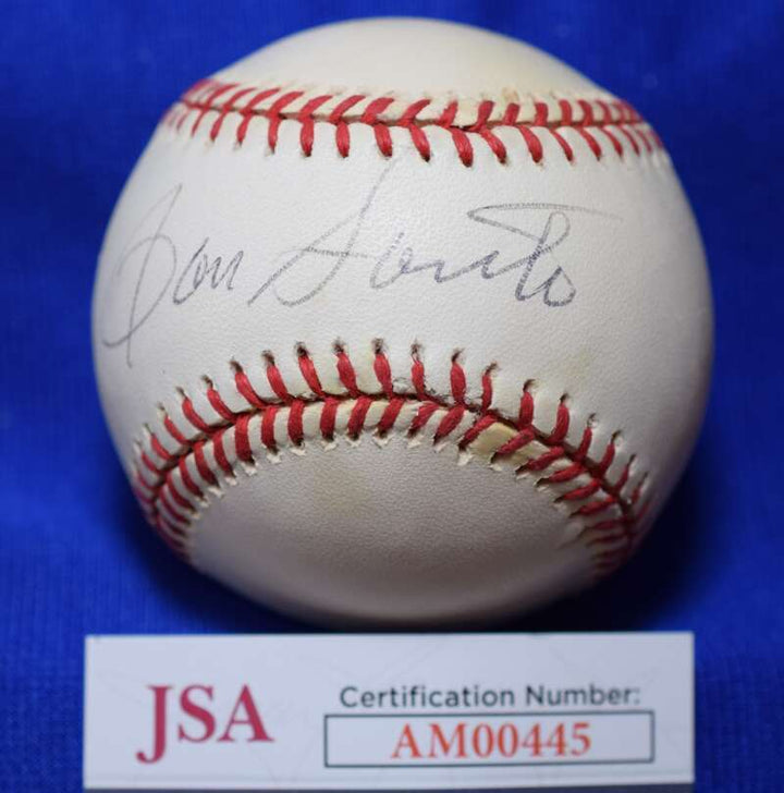 Ron Santo JSA Cert Autograph National League Signed Baseball