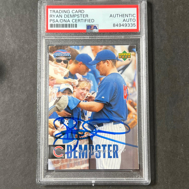 2005 Upper Deck #9 Mark Prior Signed Card PSA Slabbed Auto Cubs