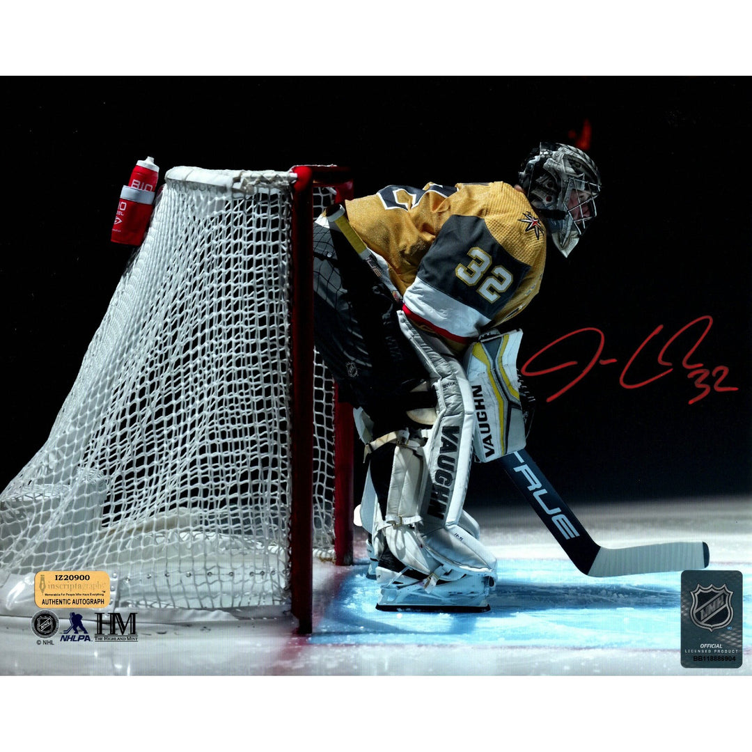 Jonathan Quick Autographed Vegas Golden Knights 8x10 Photo Signed COA IGM In Net