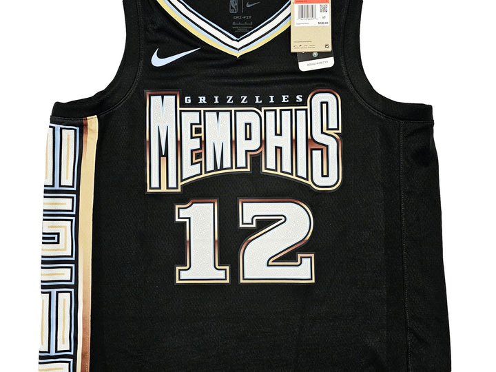 Grizzlies Ja Morant Auto Black Nike City Edition Swingman Jersey Size 48 Beckett
