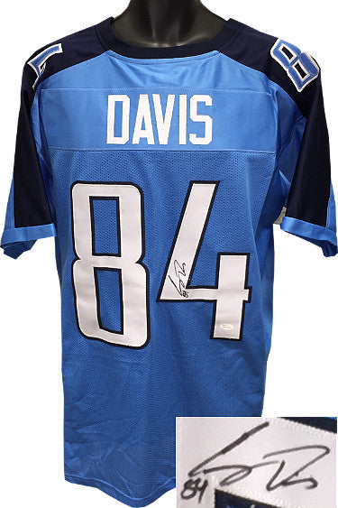 Corey Davis signed Light Blue Custom Stitched Pro Style Football Jersey XL - JSA