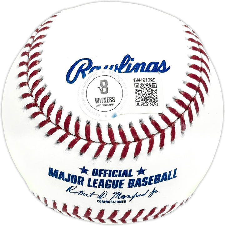 Jung Hoo Lee Signed MLB Baseball San Francisco Giants Beckett Witness