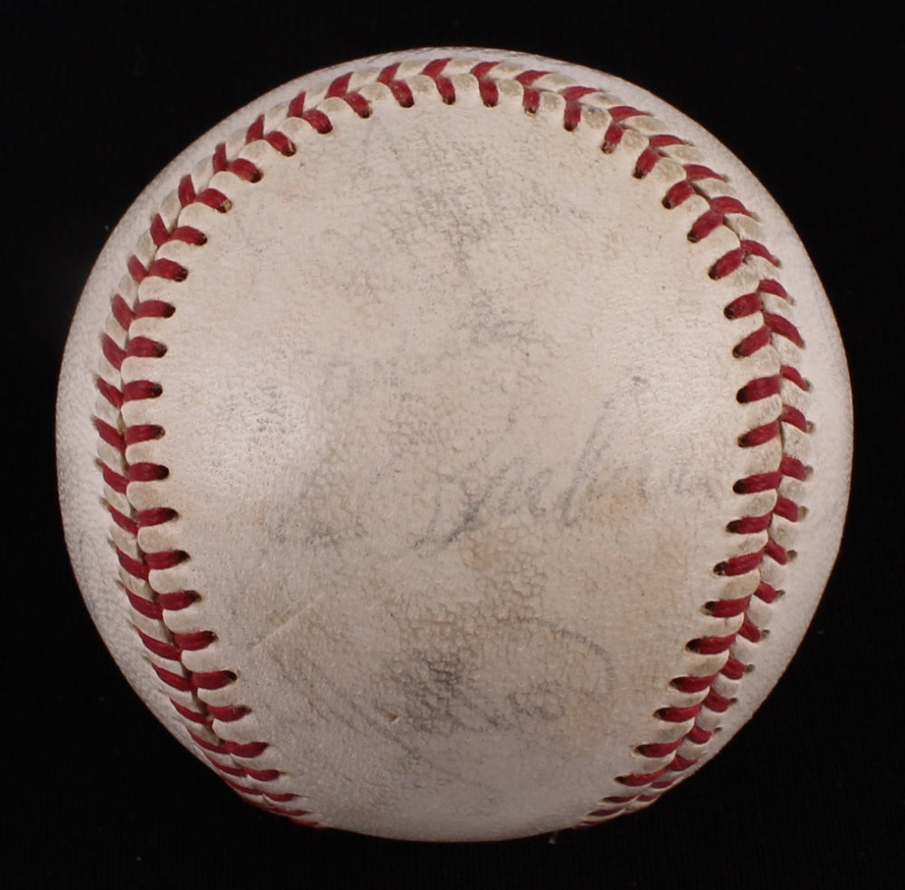 DODGERS TEAM SIGNED 1966 OFFICIAL SPALDING BALL DRYSDALE SUTTON TORBORG LEFEBVRE