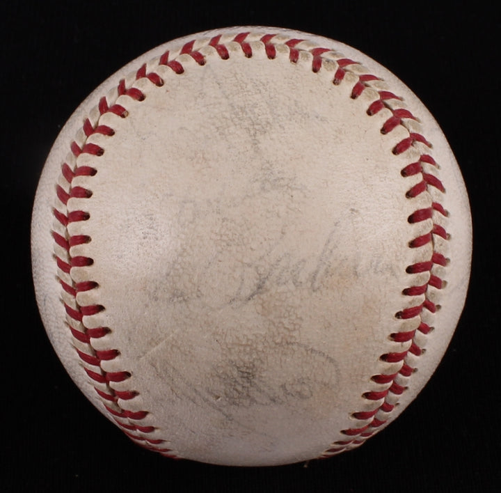 DODGERS TEAM SIGNED 1966 OFFICIAL SPALDING BALL DRYSDALE SUTTON TORBORG LEFEBVRE