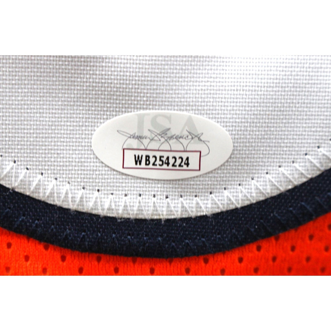 Jonathon Cooper Autographed/Signed Pro Style Orange Jersey JSA 43508