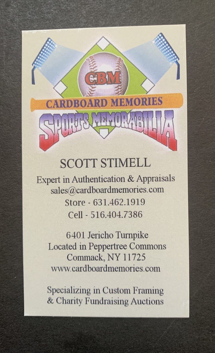 ERNIE BANKS SIGNED NL BASEBALL INSCRIBED LET'S PLAY TWO Autograph Cubs Steiner