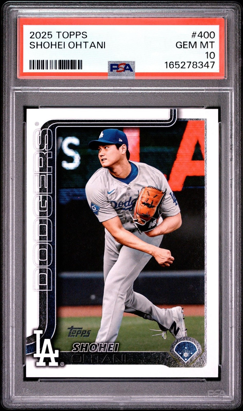 Graded 2025 Topps Series Two Shohei Ohtani #400 Baseball Card PSA 10 Mint