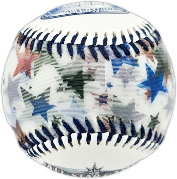 Ichiro Suzuki Signed Official 2001 All Star Game Logo Fotoball Beckett Witness