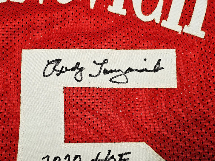 Houston Rockets Rudy Tomjanovich Autographed Signed Red Jersey "2020 HOF" JSA