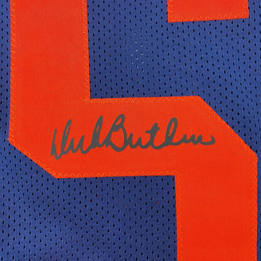 Facsimile Autographed Dick Butkus Illinois Blue Reprint Jersey Size Men's XL