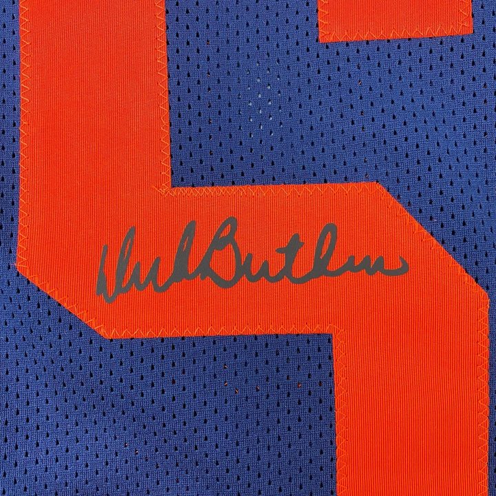 Facsimile Autographed Dick Butkus Illinois Blue Reprint Jersey Size Men's XL