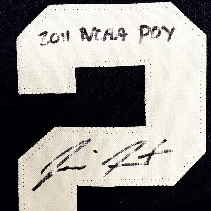 Jimmer Fredette signed inscribed "2011 NCAA POY" BYU Jersey autograph ~ JSA