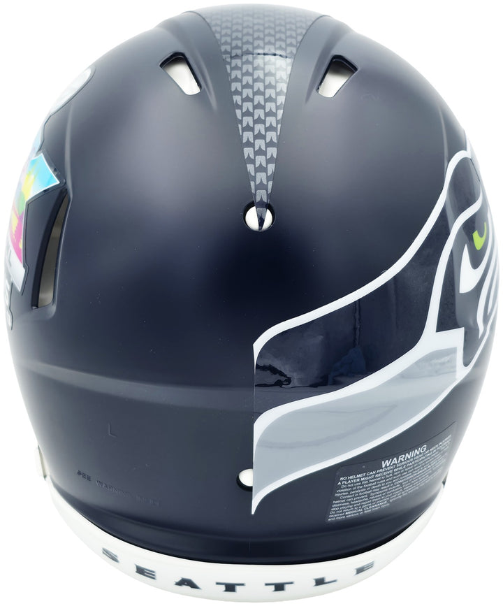Unsigned Seahawks SB LX Champions Logo Full Sz Speed Authentic Helmet