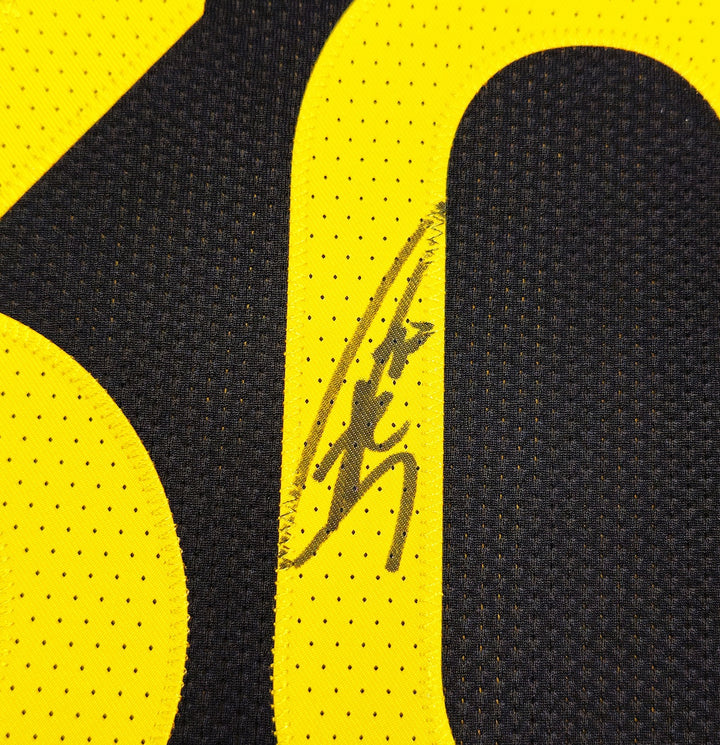Warriors Stephen Curry Auto Black Nike Authentic City Jersey 48 +2 Beckett