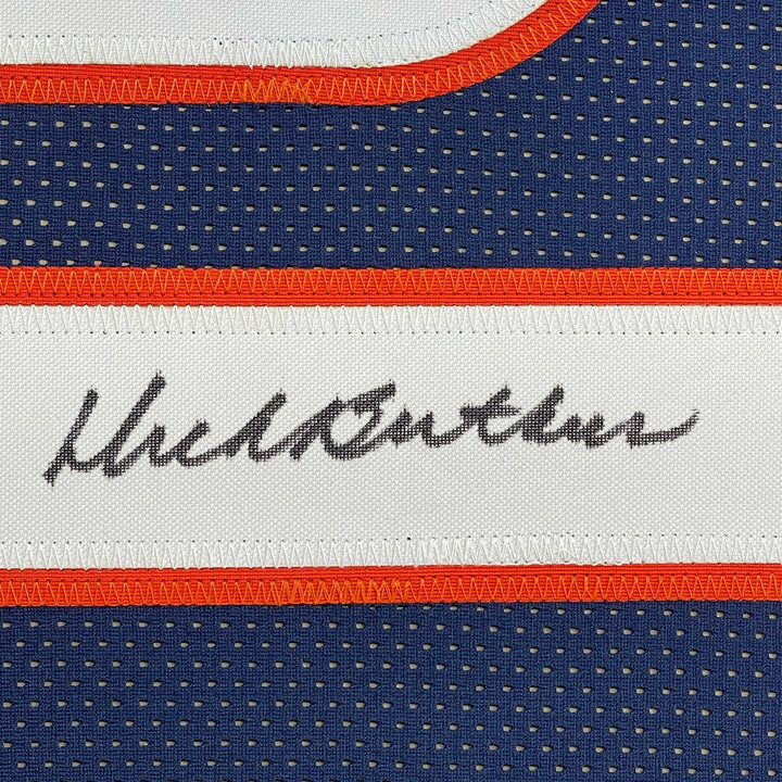 FRAMED Signed DICK BUTKUS 35x39 Chicago Blue Jersey JSA COA Auto
