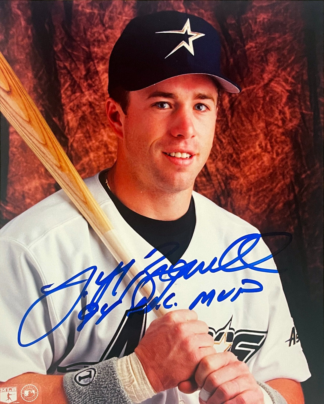 Jeff Bagwell signed Houston Astros MLB 8x10 Photo 94 NL MVP- Tuff Stuff LOA