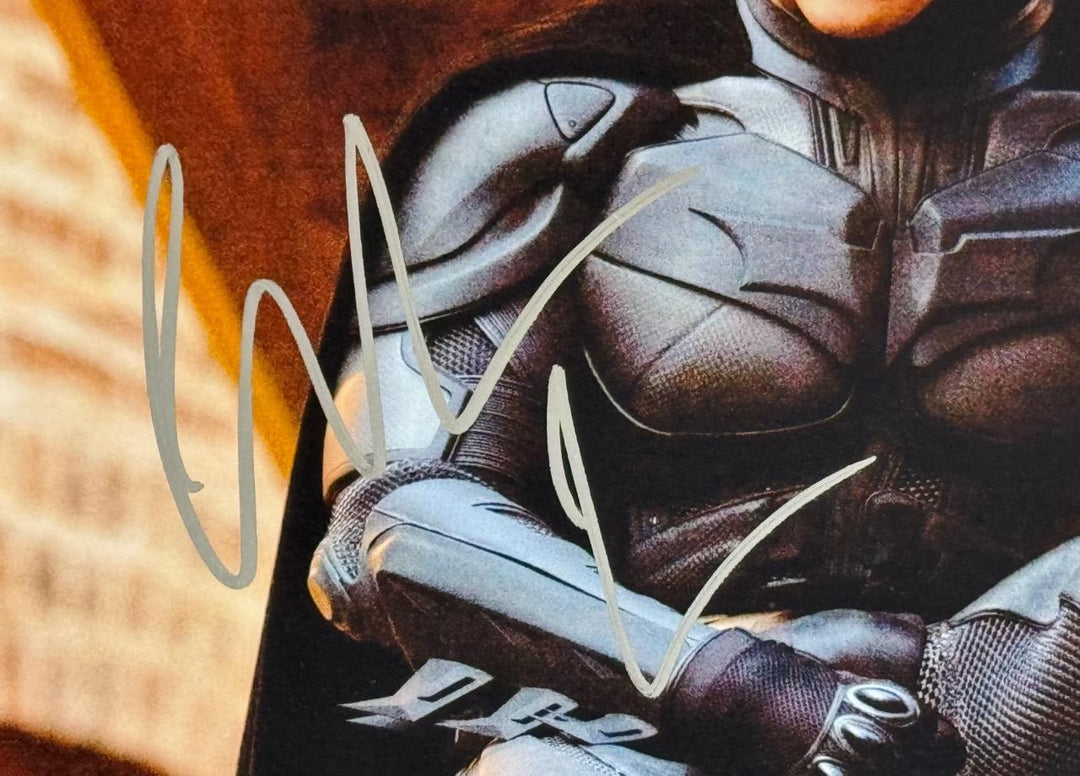 Christian Bale signed Batman Dark Knight 11x14 photo autograph ~ Beckett BAS (A)
