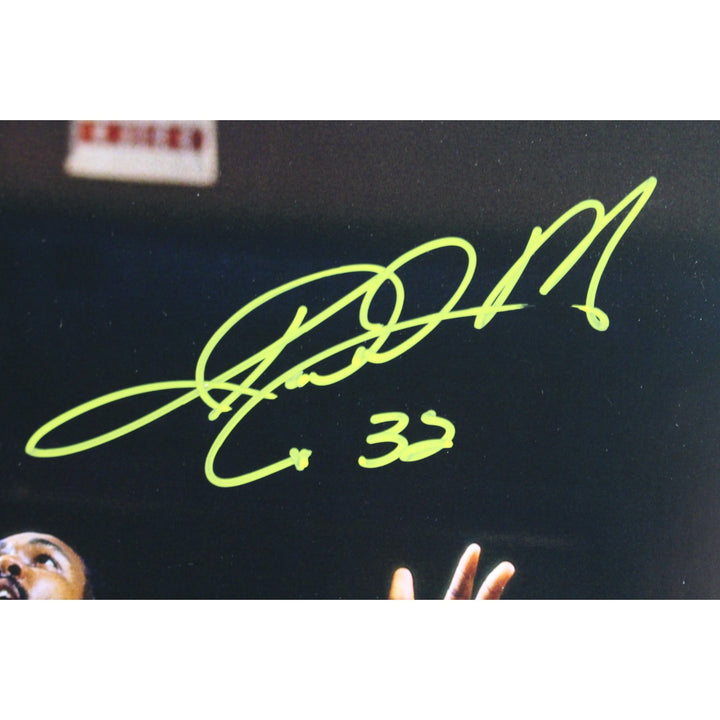 Karl Malone Autographed/Signed Utah Jazz 16x20 Photo Beckett Witness 49264