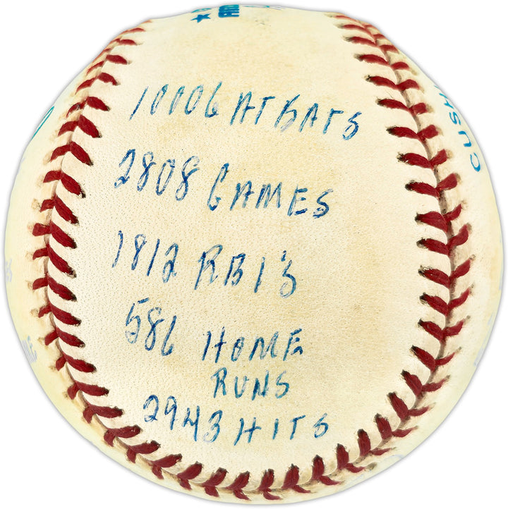 Frank Robinson Auto AL Statball Baseball Orioles 16 Inscriptions #/1000 Beckett