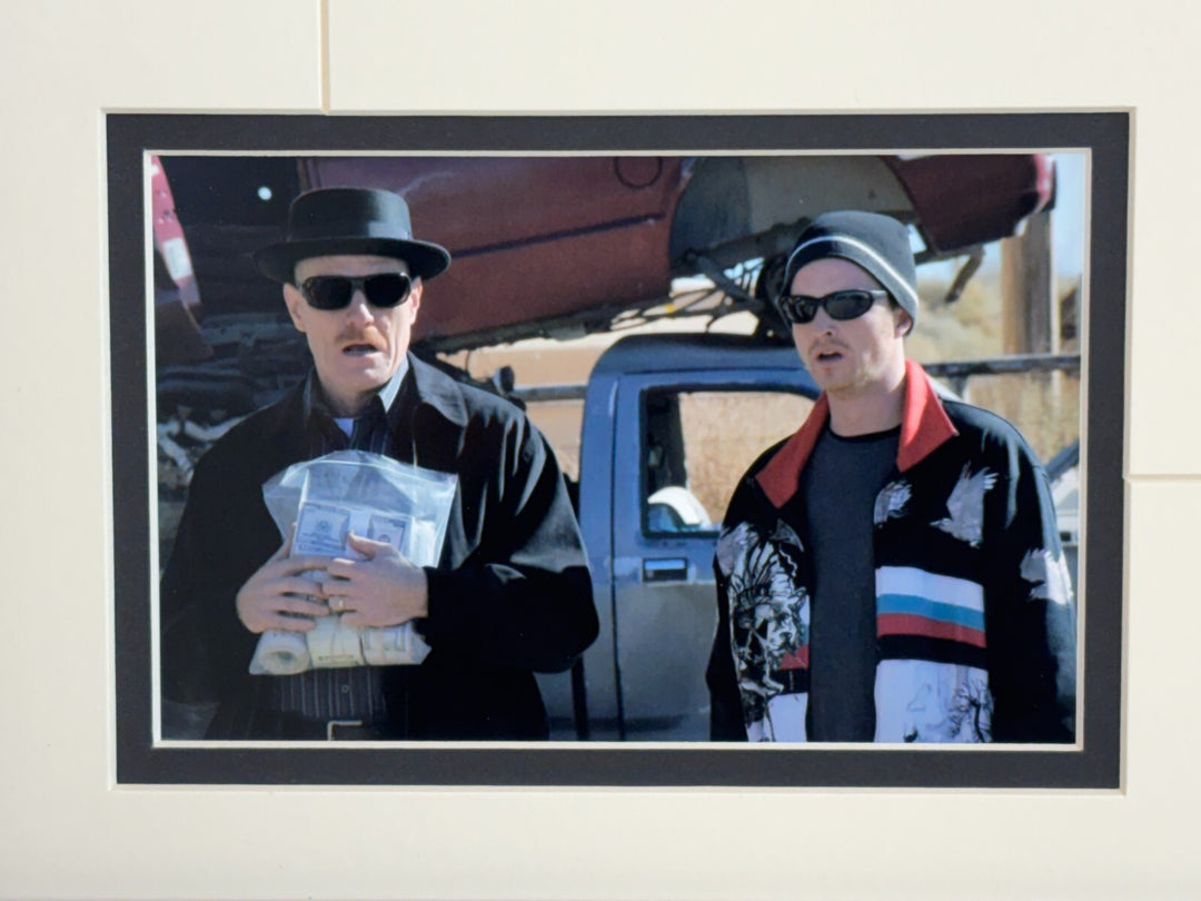 Breaking Bad Authentic Screen Used Prop Meth Blue Sky Memorabilia Framed Collage