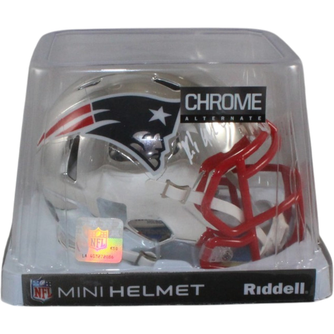 Rob Gronkowski Autographed/Signed Tampa Bay Buccaneers Chrome Mini Helmet 55789