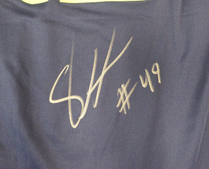 Seattle Seahawks Shaquem Griffin Signed Blue Nike Jersey Size L MCS Holo