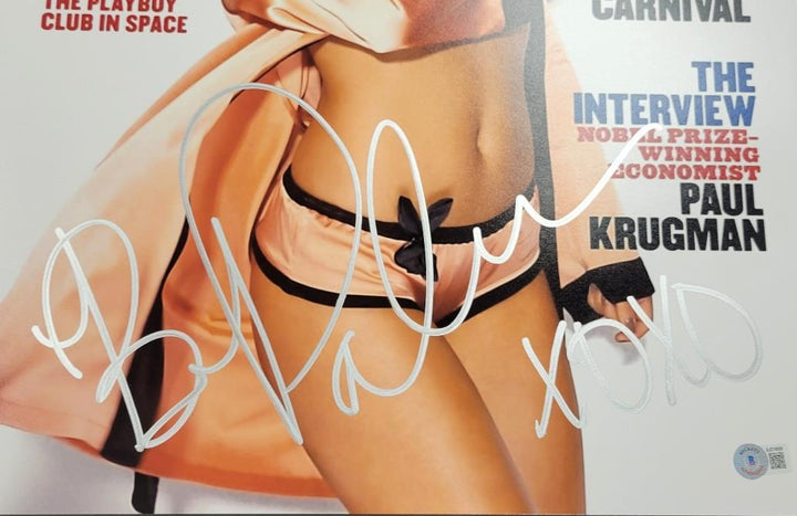Brittney Palmer signed Playboy 16x20 Photo UFC Ring Girl Model autograph ~ BAS