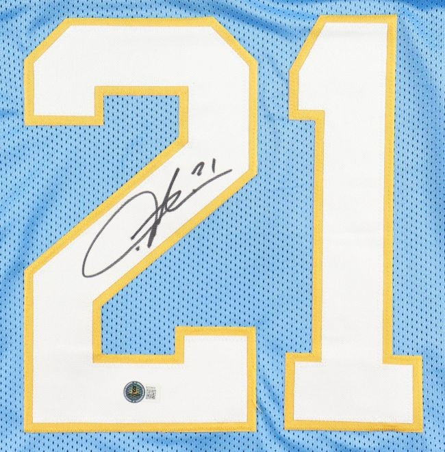 LaDainian Tomlinson San Diego Signed Powder Blue Football Jersey BAS