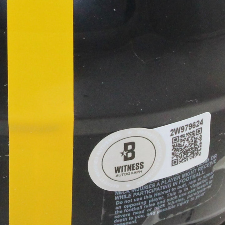 Pat Freiermuth Autographed Pittsburgh Steelers Mini Helmet Beckett Witness 53147