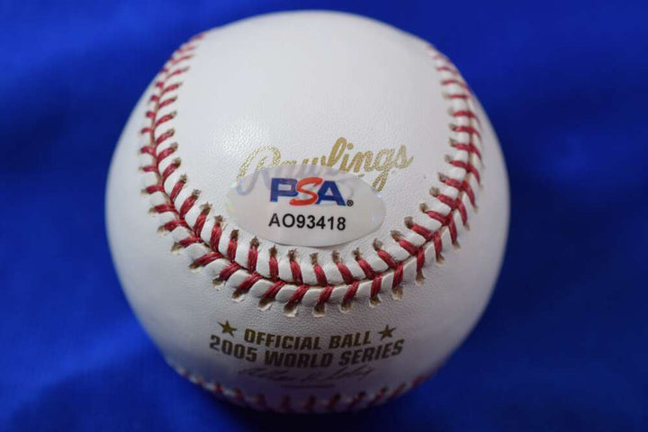 Eric Hinske PSA DNA Autograph 2005 World Series Signed Baseball
