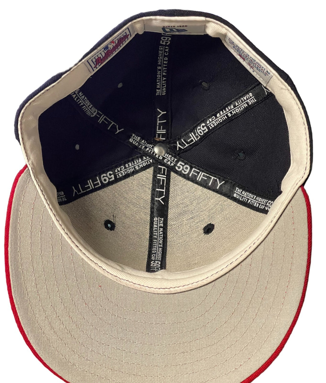 Mark McGwire signed MLB Authentics 59 St. Louis Cardinals Fitted Cap–Beckett/COA