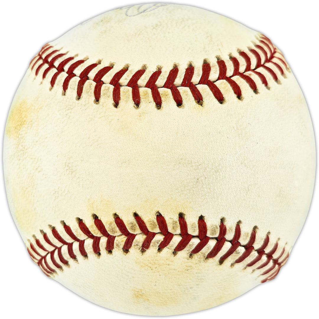 Roberto Clemente Auto Official Feeney NL Baseball Pirates "To Bill" Beckett, PSA
