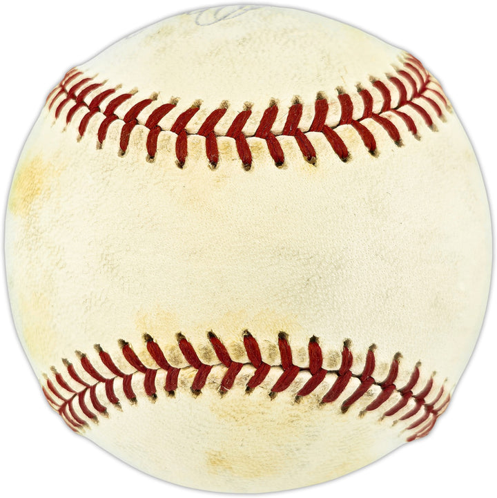 Roberto Clemente Auto Official Feeney NL Baseball Pirates "To Bill" Beckett, PSA