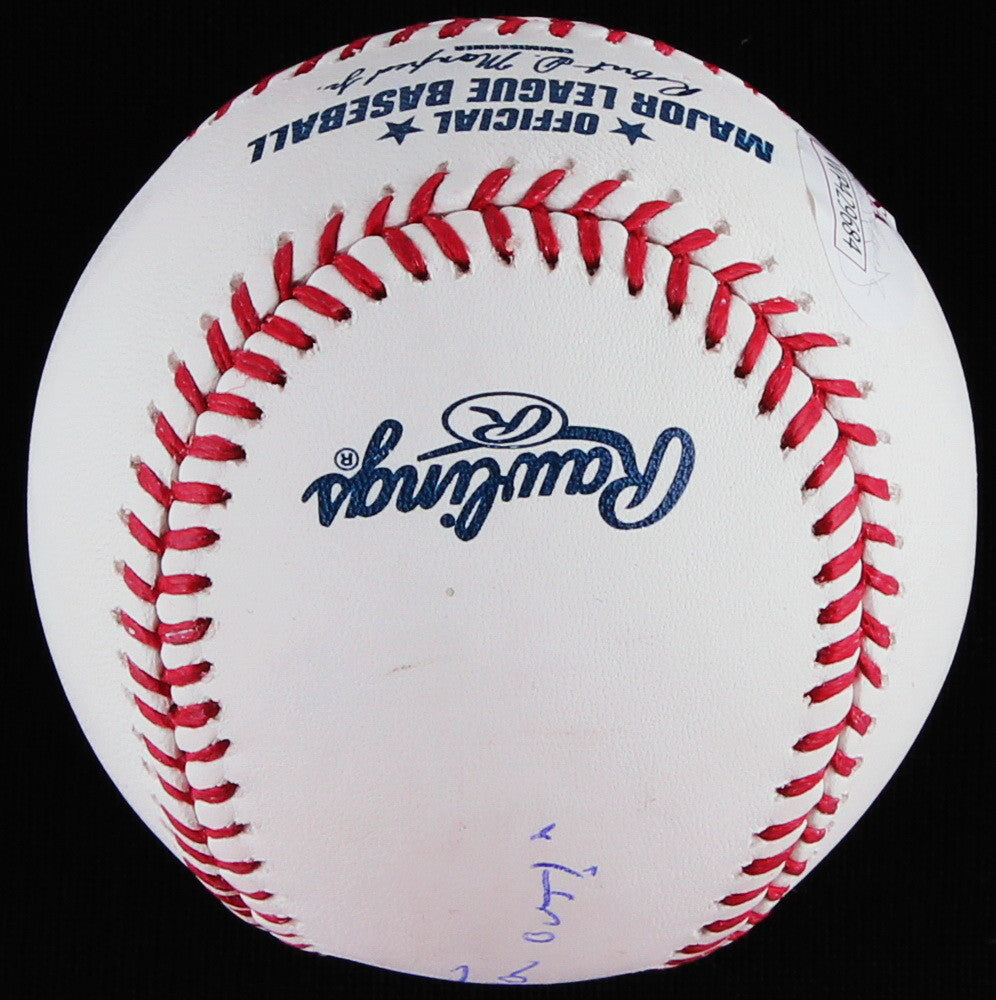 CORBIN BERNSEN "STRIKE THIS MOTHERF***ER OUT DORN" AUTO BALL MAJOR LEAGUE MOVIE