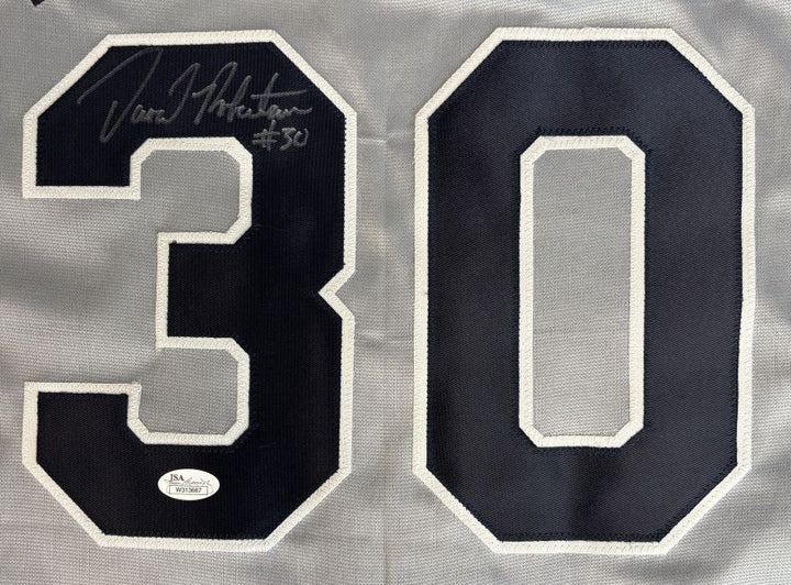 David Robertson New York Signed Gray Baseball Jersey JSA Hologram