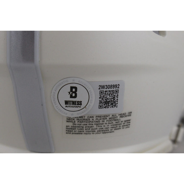 Fran Tarkenton Autographed Minnesota Vikings Alt 24 Mini Helmet Beckett 50841