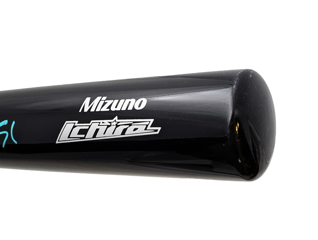Ichiro Suzuki Signed Black Mizuno Player Model Bat Mariners "#51, 4367" IS Holo