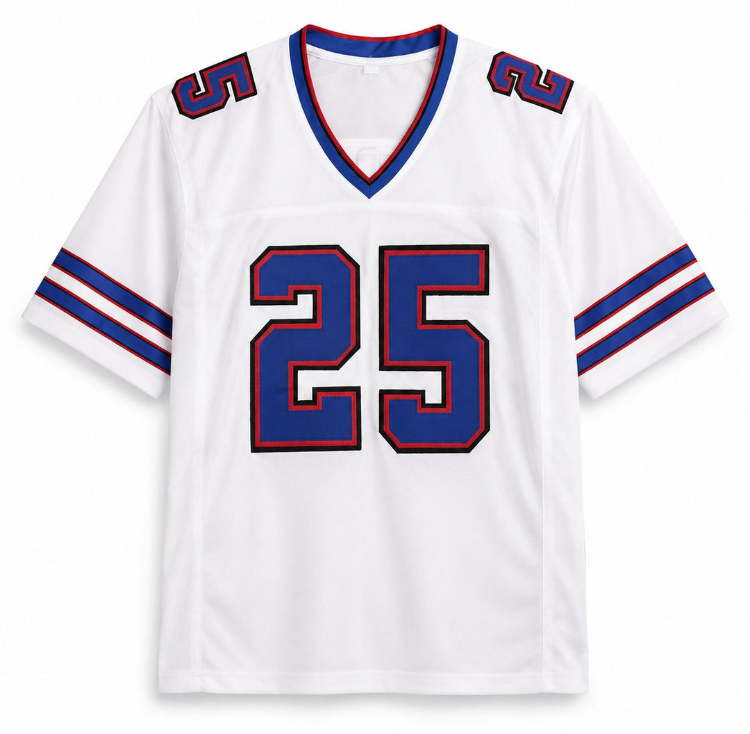 Kansas City Chiefs LeSean McCoy Signed White Jersey Beckett BAS Witness