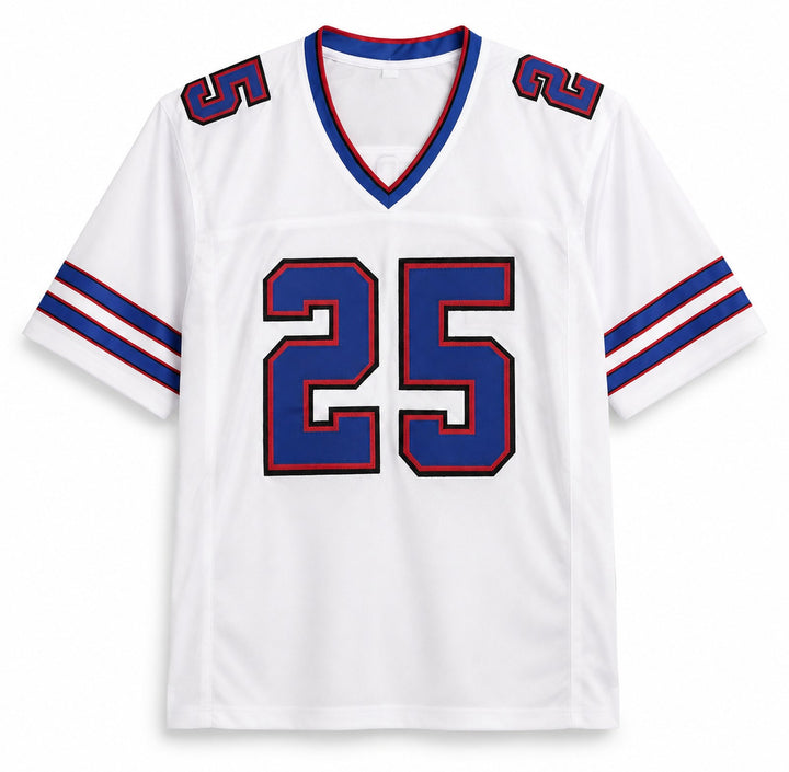 Kansas City Chiefs LeSean McCoy Signed White Jersey Beckett BAS Witness