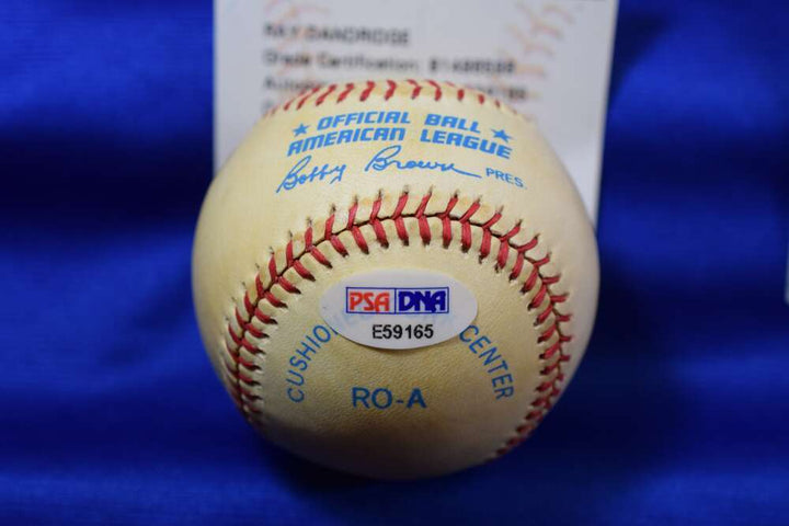 Ray Dandy Dandridge PSA DNA Autograph American League Signed Baseball HOF 1987