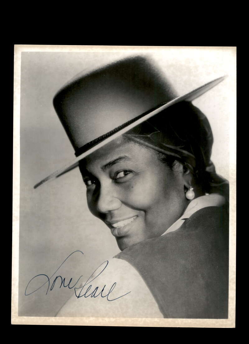 Pearl Bailey JSA Loa Signed 8x10 Photo Autographed