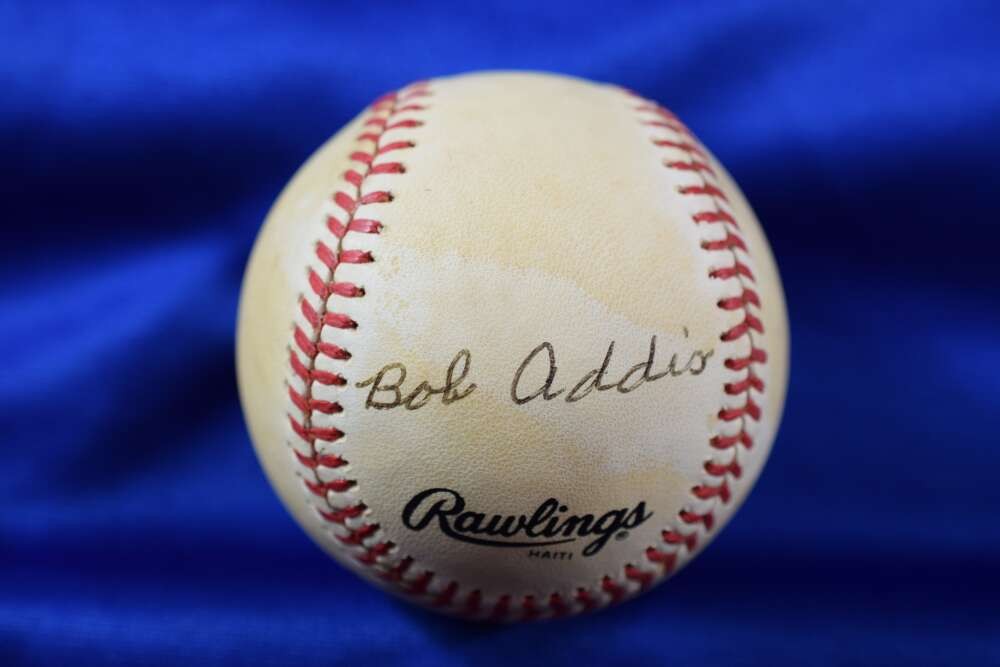 Bob Addis PSA DNA Autograph National League ONL Signed Baseball