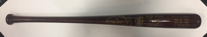 1947 Hall Of Fame Commemorative Brown HOF Bat /500 Carl Hubbell Lefty Grove