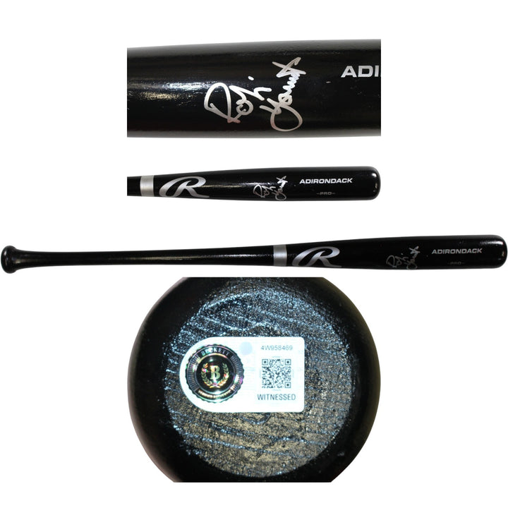 Robin Yount Autographed Milwaukee Brewers Baseball Bat Beckett Witness 58188