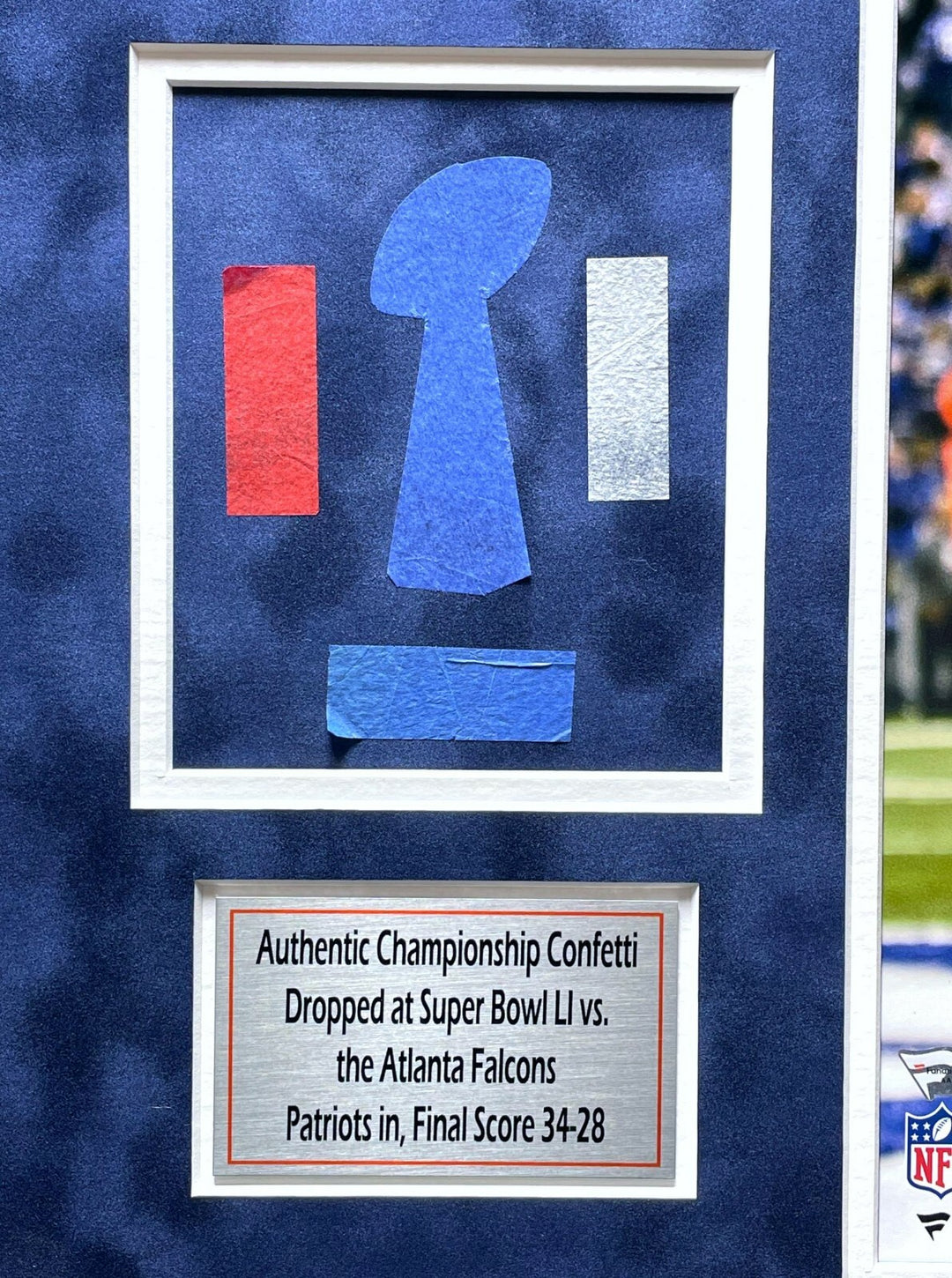 Tom Brady Rob Gronkowski Signed Patriots 16x20 Photo Framed Game Used Fanatics