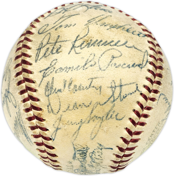 1955 Senators Team Signed Harridge AL Baseball 27 Sigs Killebrew Rookie Beckett