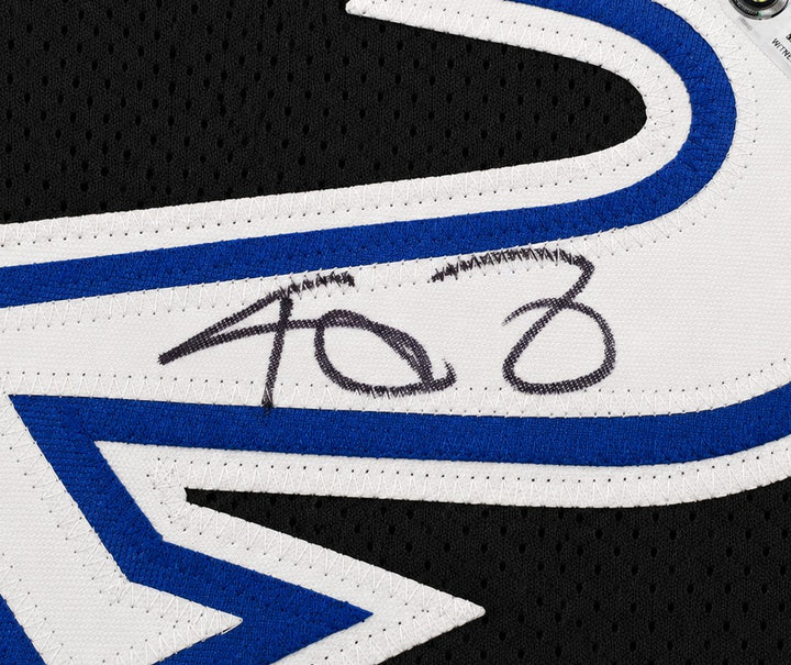 Minnesota Timberwolves Kevin Garnett Signed Black Jersey Beckett BAS Witness