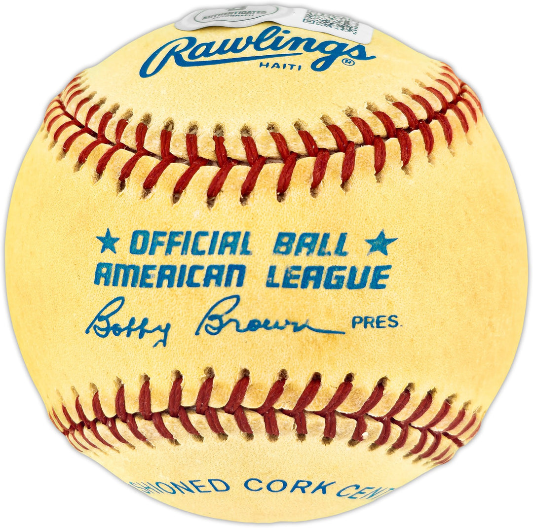 Mickey Mantle Signed AL Baseball New York Yankees Beckett